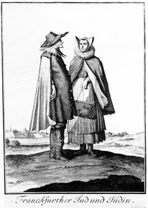 Juutalainen pariskunta Frankfurter Judengassesta, 1703